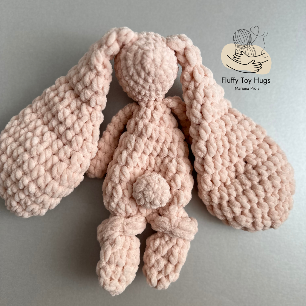 Mini Bunny Lovey Snuggler – Crochet Pattern PDF