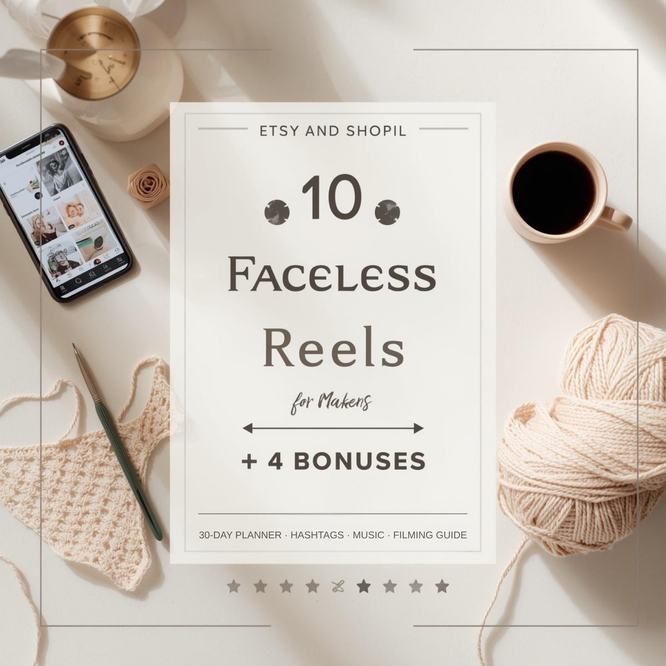 10 Faceless Reels Ideas for Makers + 4 Bonuses