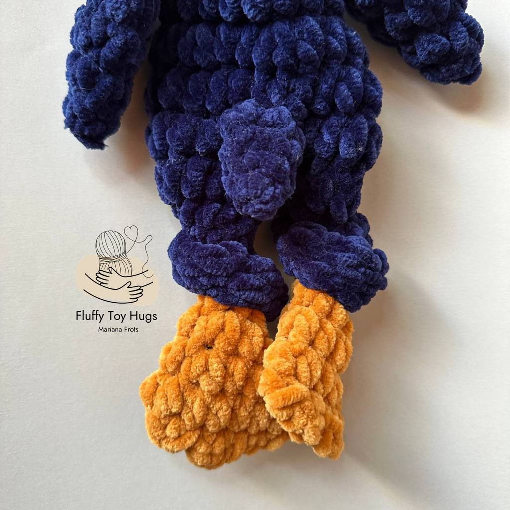 Mini Penguin Lovey Snuggler – Crochet Pattern PDF