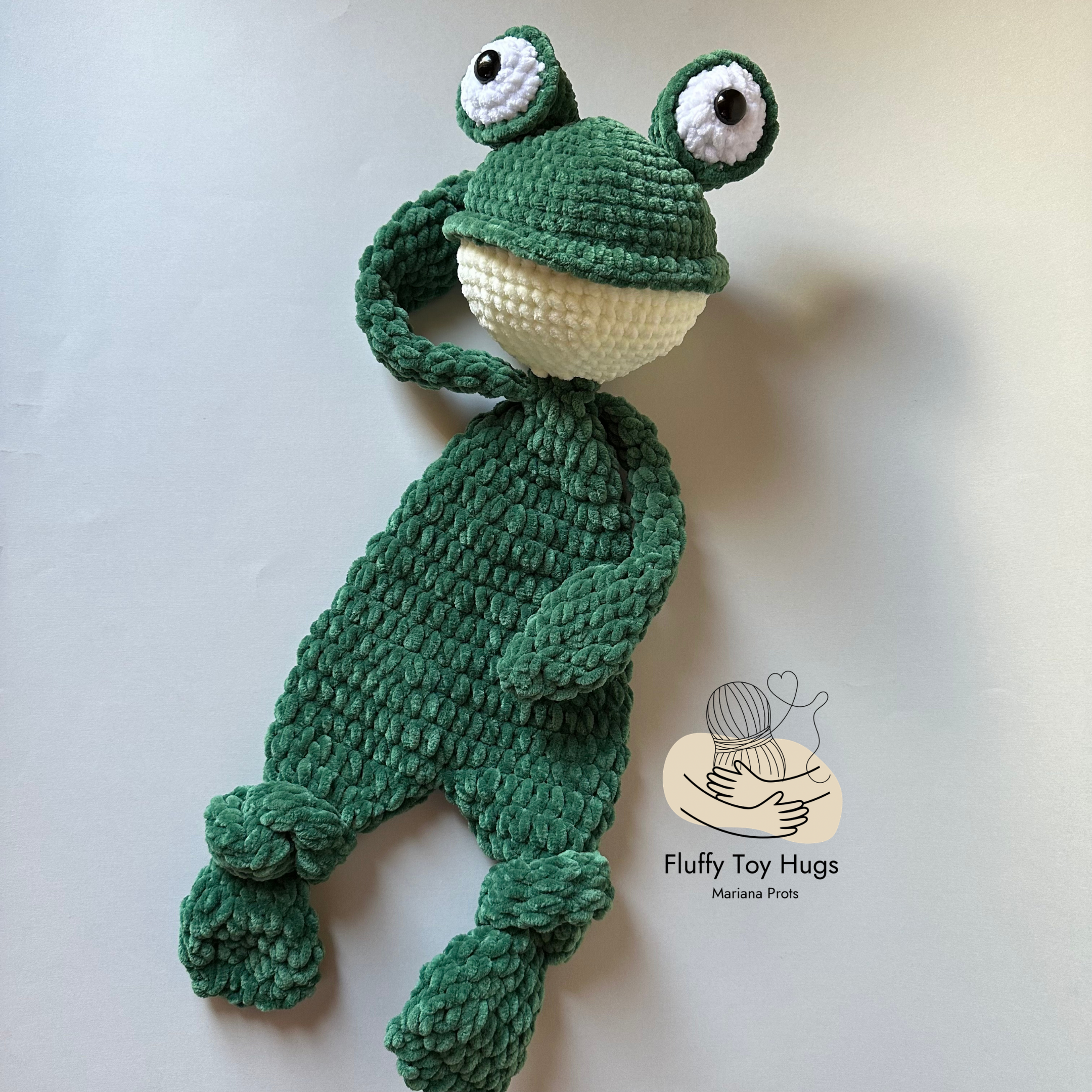 Frog Crochet Pattern PDF | Lovey Snuggler