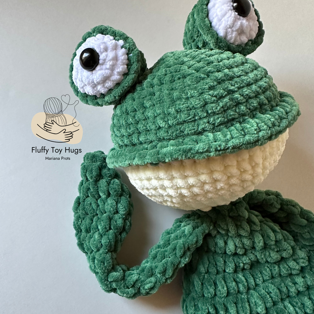 Frog Crochet Pattern PDF | Lovey Snuggler