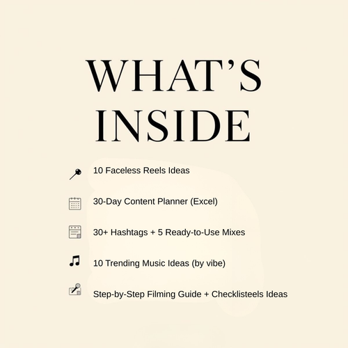 10 Faceless Reels Ideas for Makers + 4 Bonuses