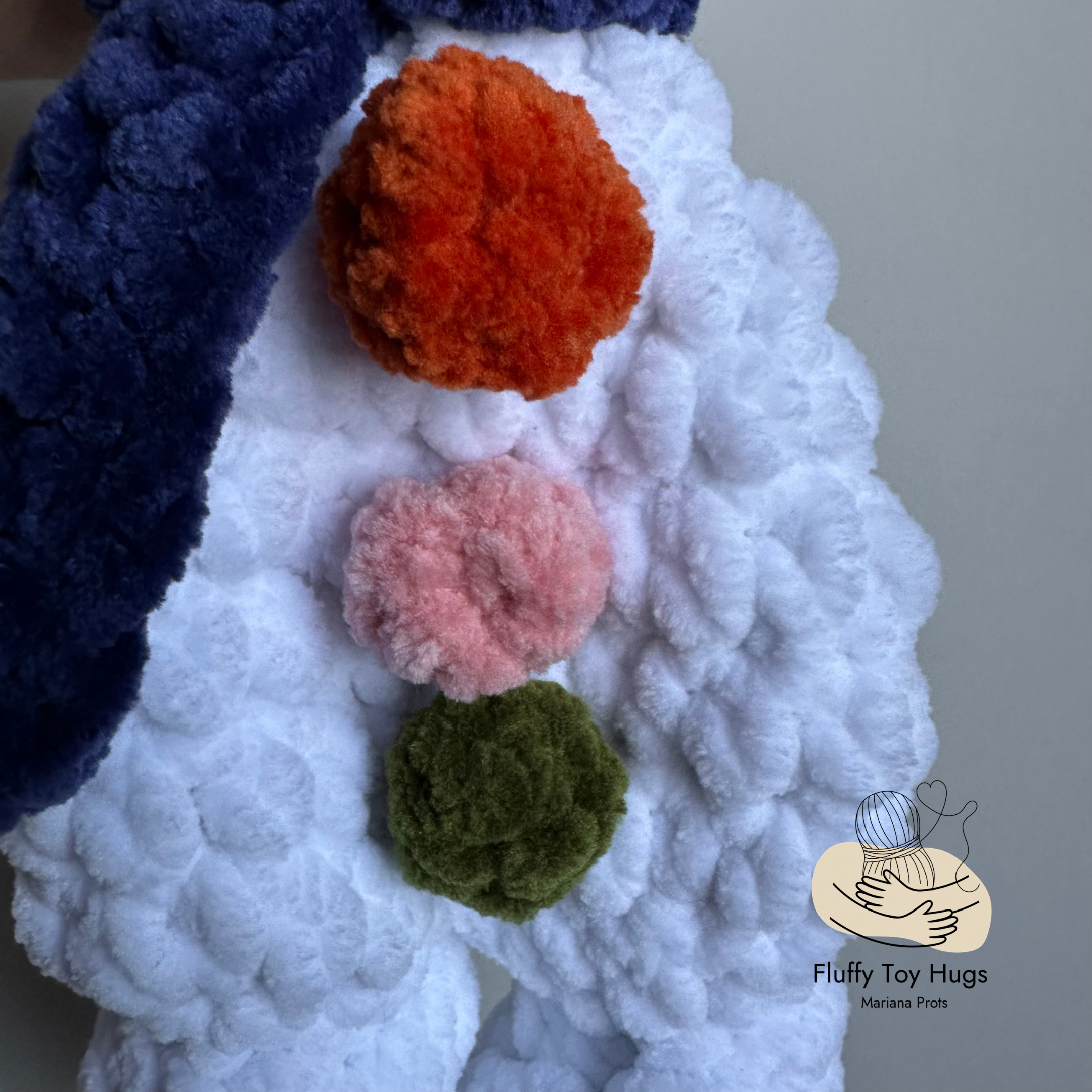 MINI Snowman Lovey Snuggler – Crochet Pattern PDF