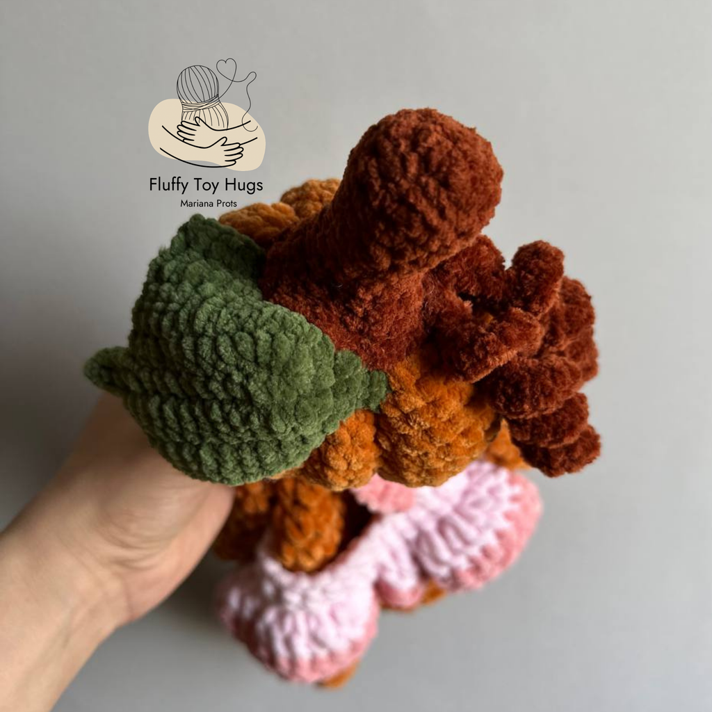 Mini Pumpkin Lovey Snuggler – Crochet Pattern PDF