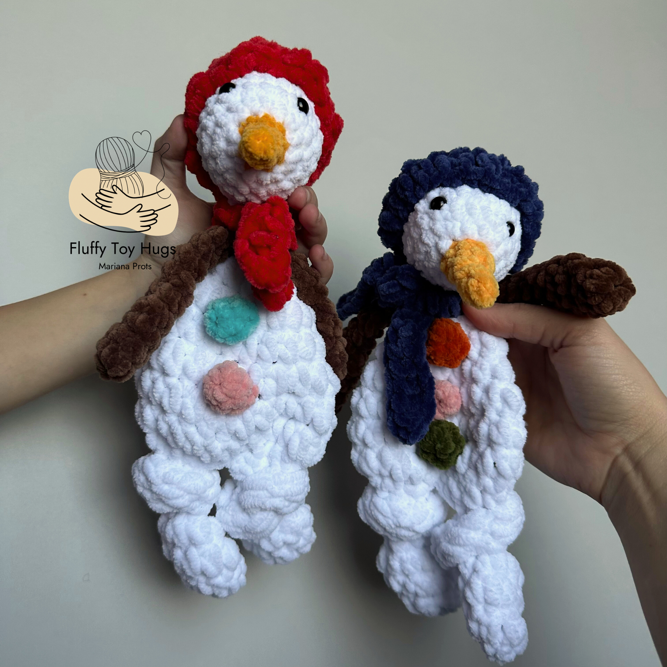 MINI Snowman Lovey Snuggler – Crochet Pattern PDF
