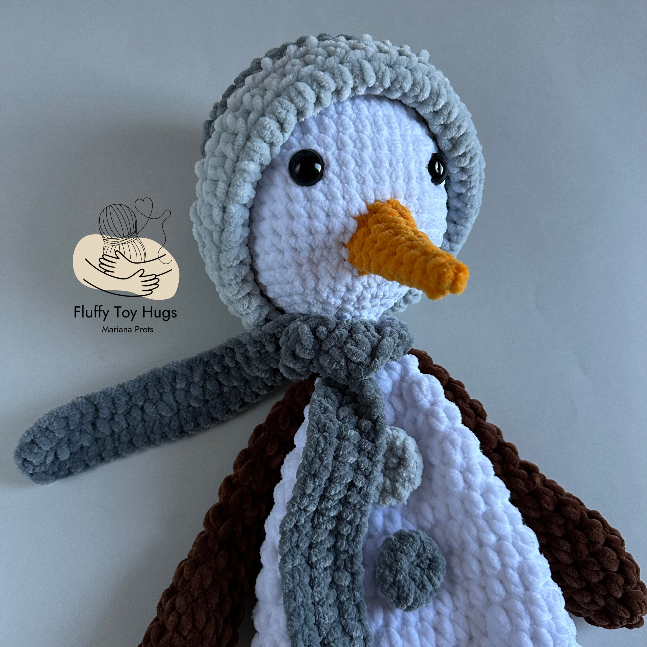 Snowman Crochet Pattern PDF | Lovey Snuggler