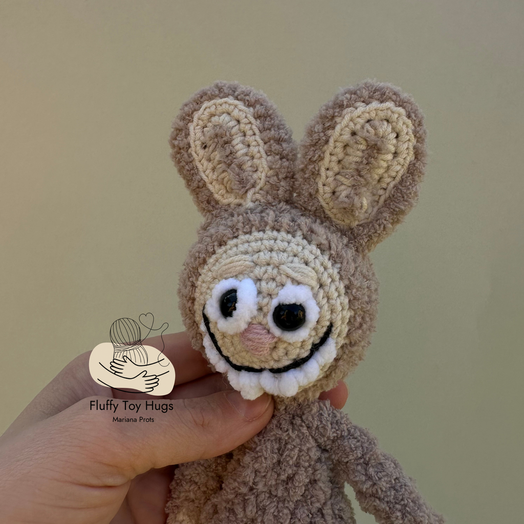 Crochet Monster Lovey Snuggler Pattern PDF | Baby Security Blanket | Stuffed Monster with Knotted Legs