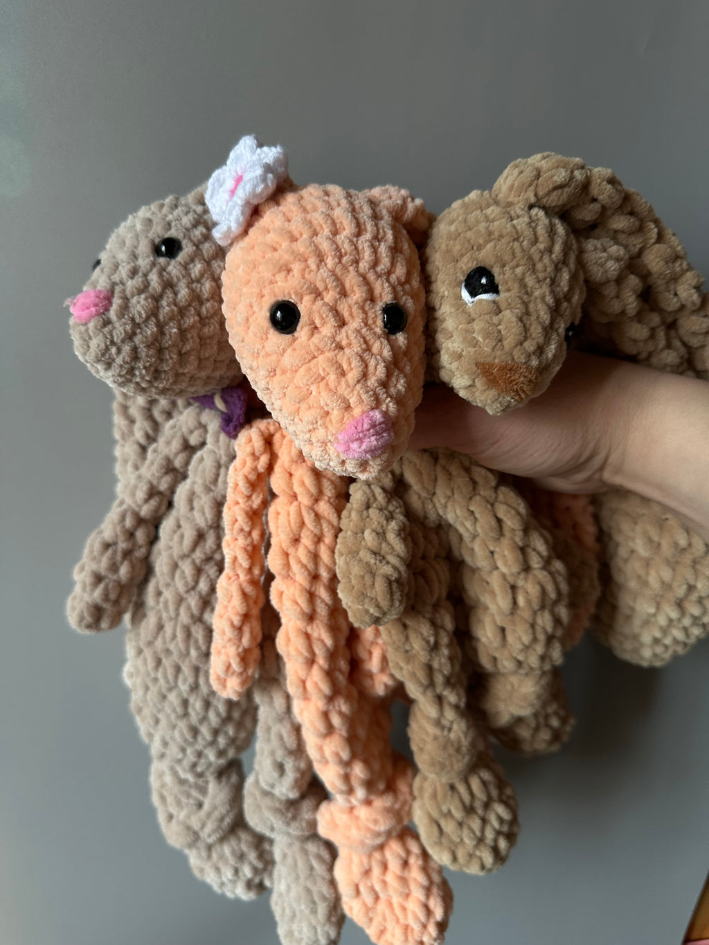 Crochet Bunny Pattern PDF | 2 Sizes Mini & Large Amigurumi Rabbit Lovey