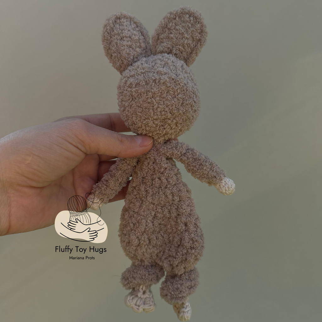 Crochet Monster Lovey Snuggler Pattern PDF | Baby Security Blanket | Stuffed Monster with Knotted Legs