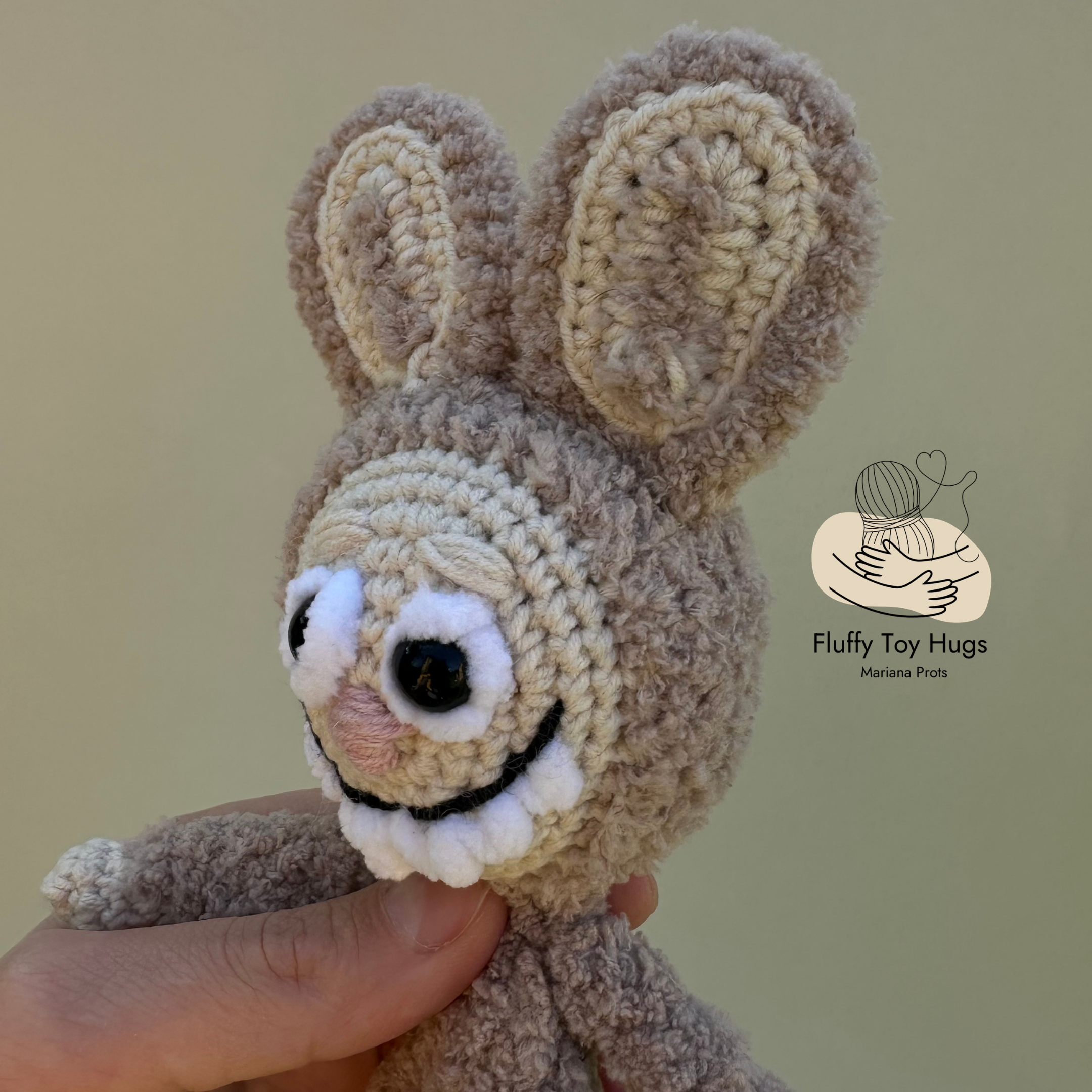 Crochet Monster Lovey Snuggler Pattern PDF | Baby Security Blanket | Stuffed Monster with Knotted Legs