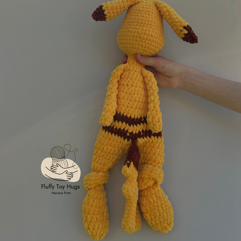 Electric Mouse Lovey Snuggler – Crochet Pattern PDF