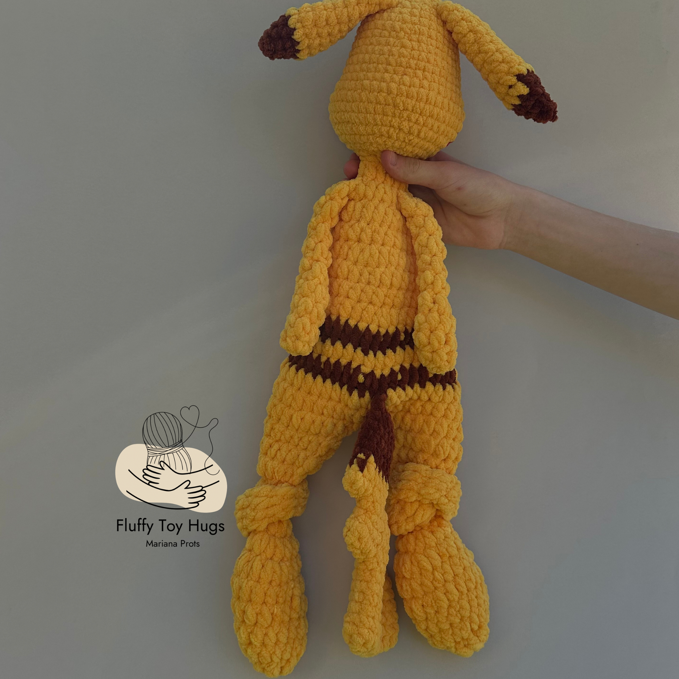 Electric Mouse Lovey Snuggler – Crochet Pattern PDF