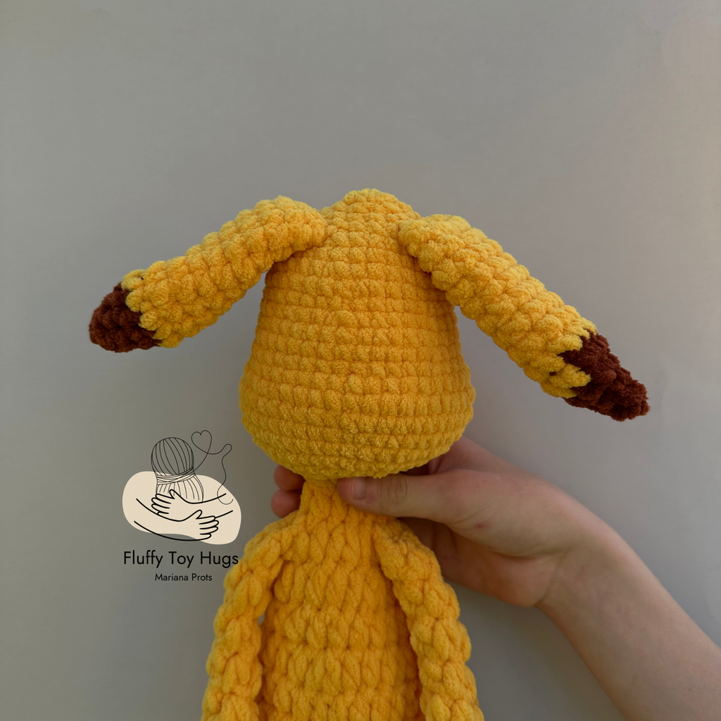 Electric Mouse Lovey Snuggler – Crochet Pattern PDF