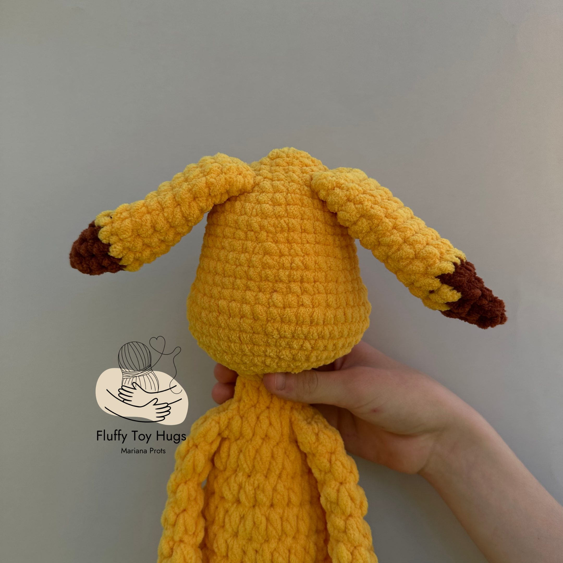Electric Mouse Lovey Snuggler – Crochet Pattern PDF
