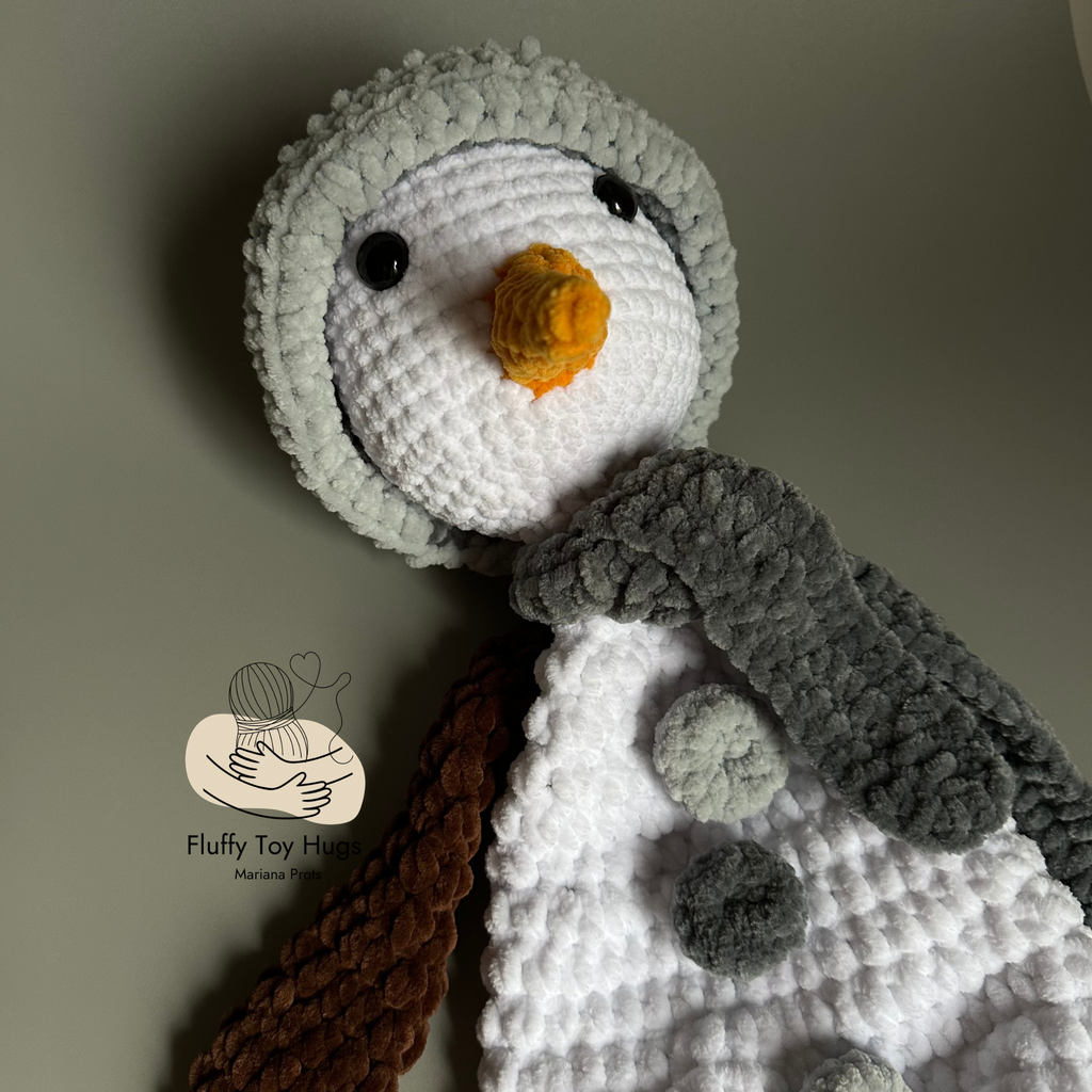 Snowman Crochet Pattern PDF | Lovey Snuggler
