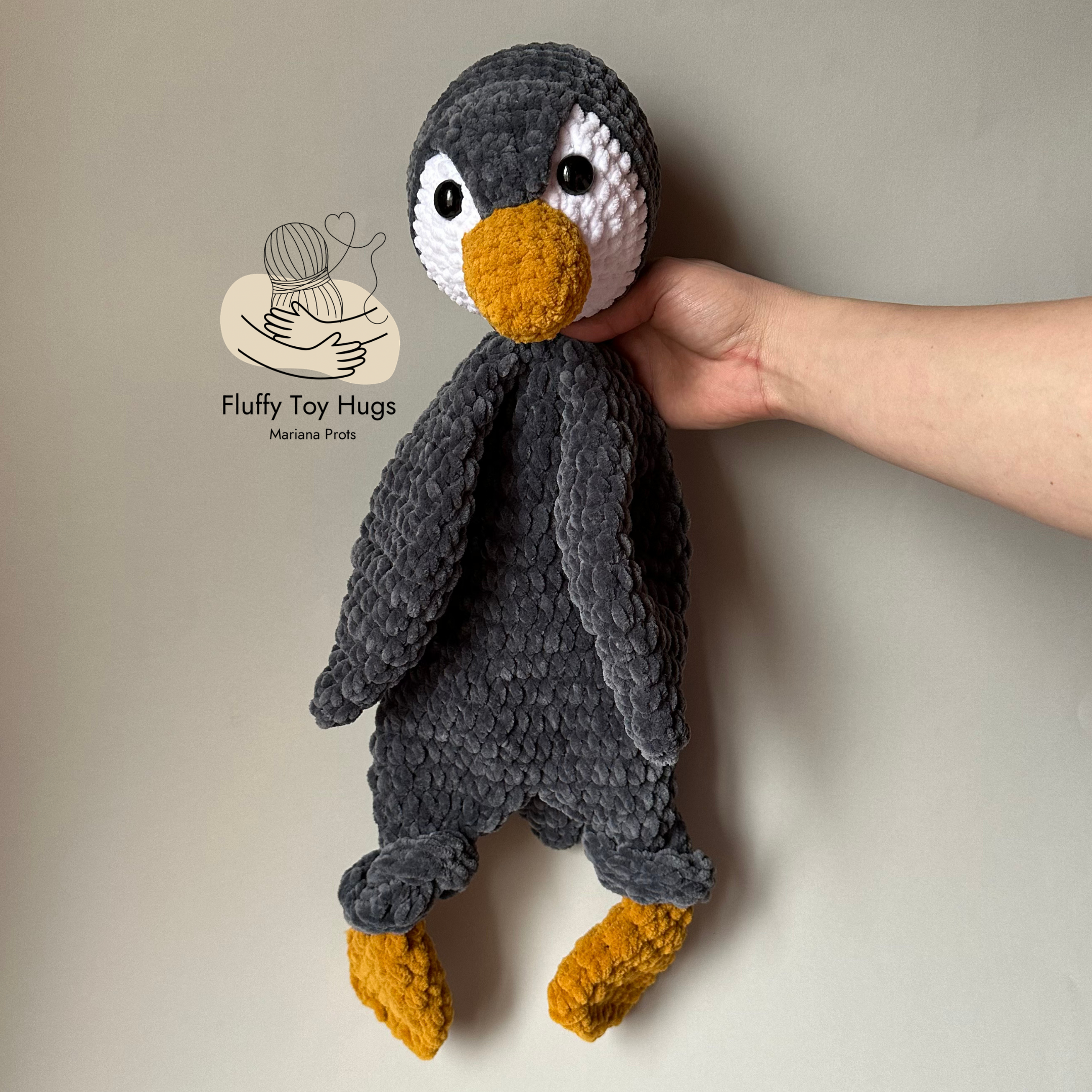 Penguin Crochet Pattern PDF | Lovey Snuggler