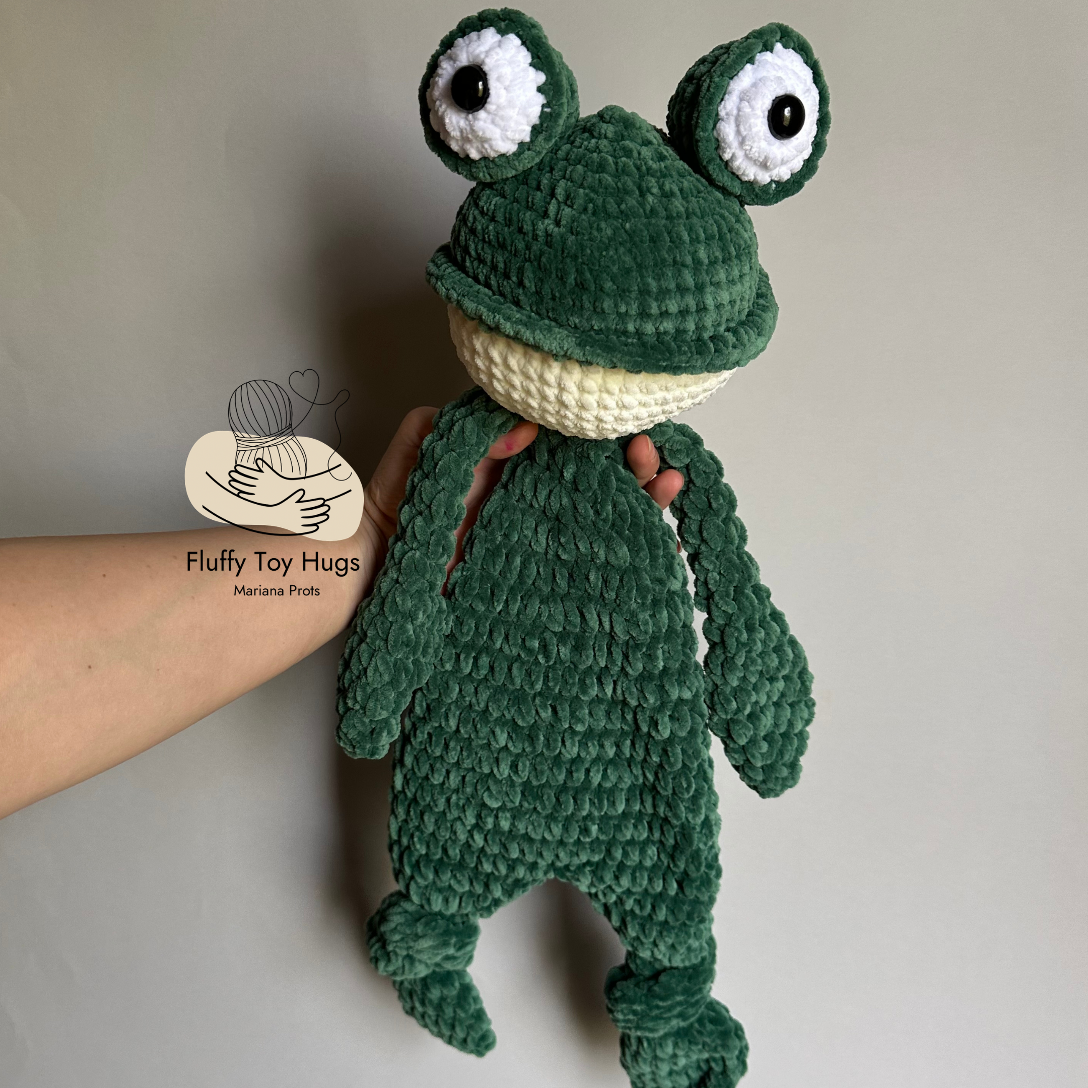 Frog Crochet Pattern PDF | Lovey Snuggler