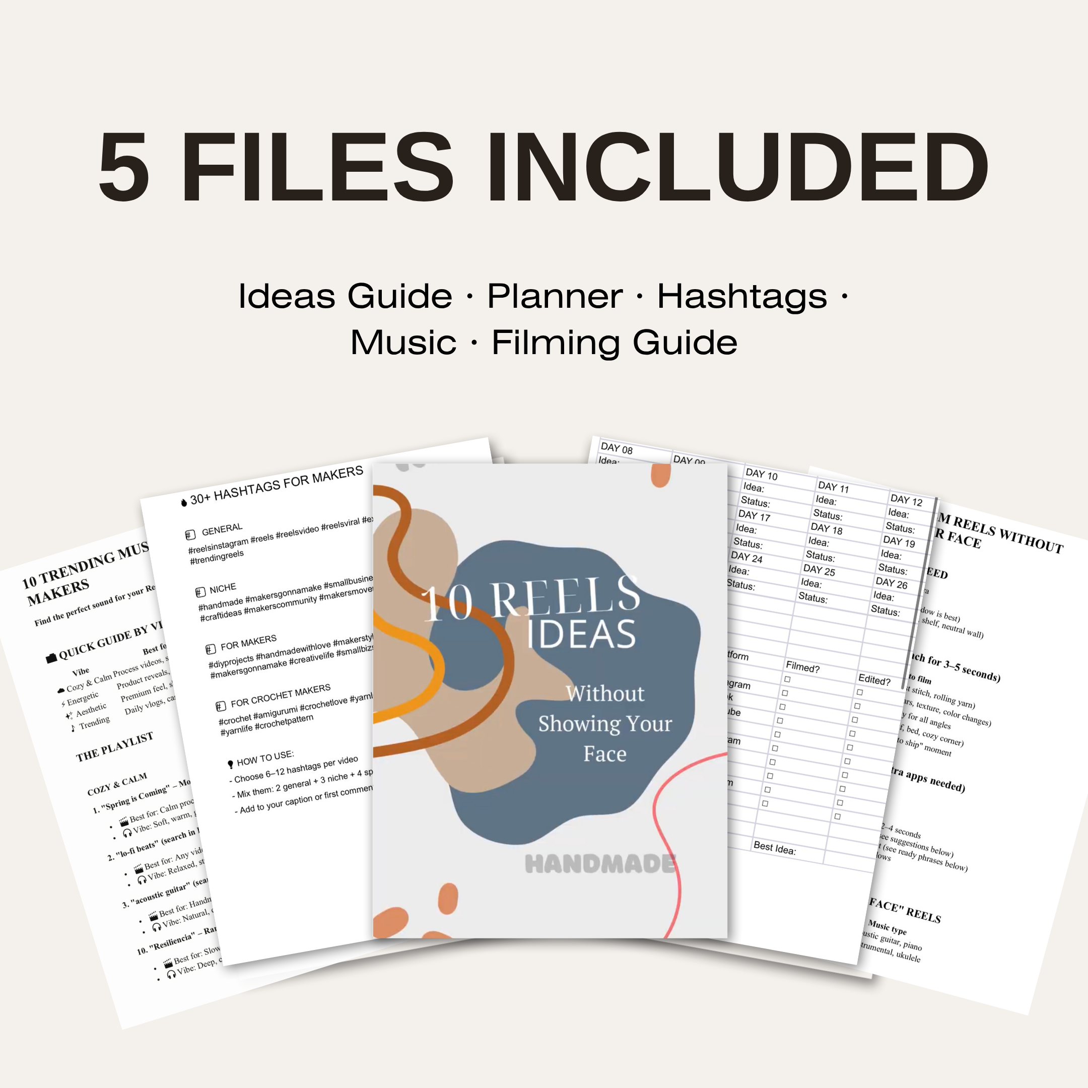 10 Faceless Reels Ideas for Makers + 4 Bonuses
