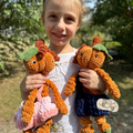 Mini Pumpkin Lovey Snuggler – Crochet Pattern PDF