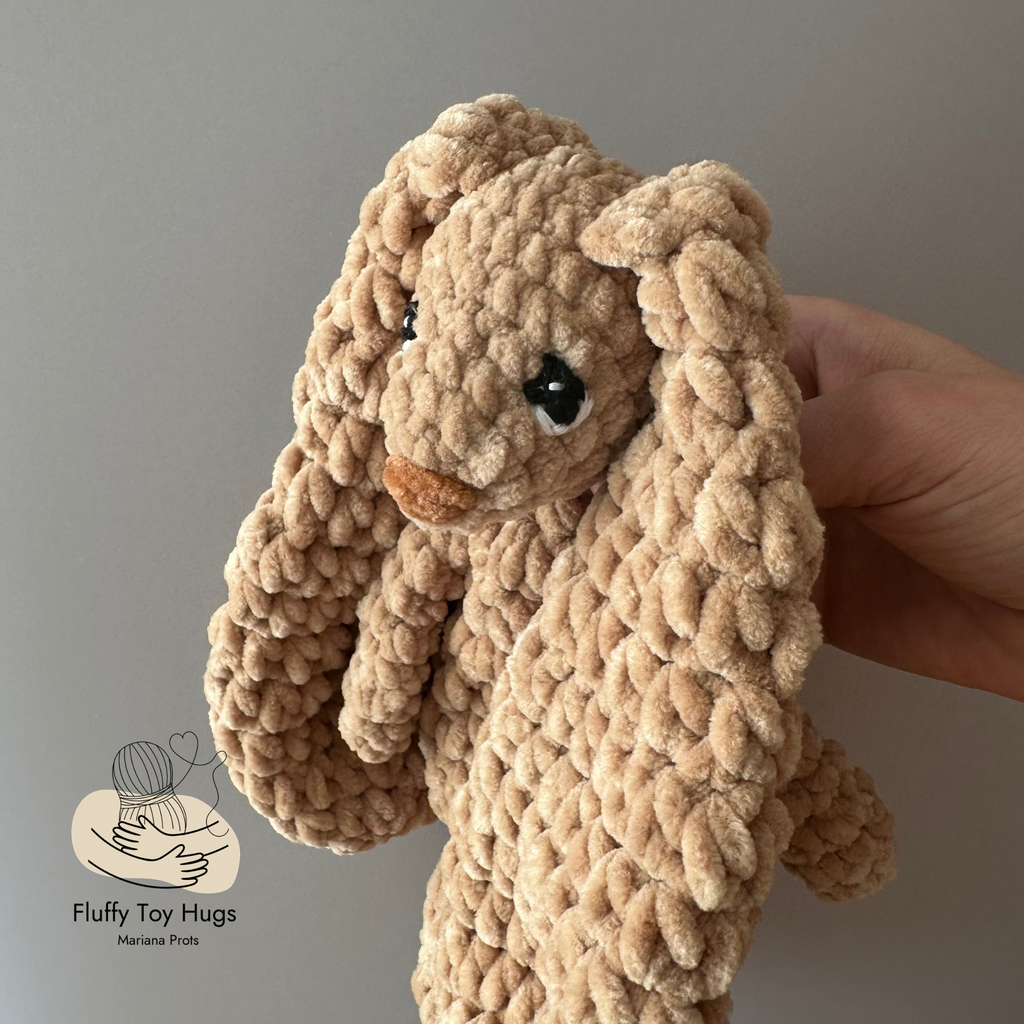 Crochet Sunflower & Mini Bunny Pattern Bundle | 2 PDF Lovey Snuggler Toys