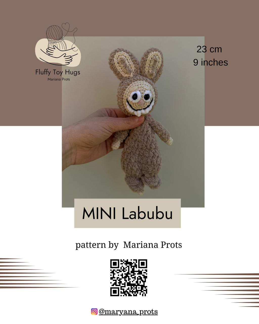 Crochet Monster Lovey Snuggler Pattern PDF | Baby Security Blanket | Stuffed Monster with Knotted Legs