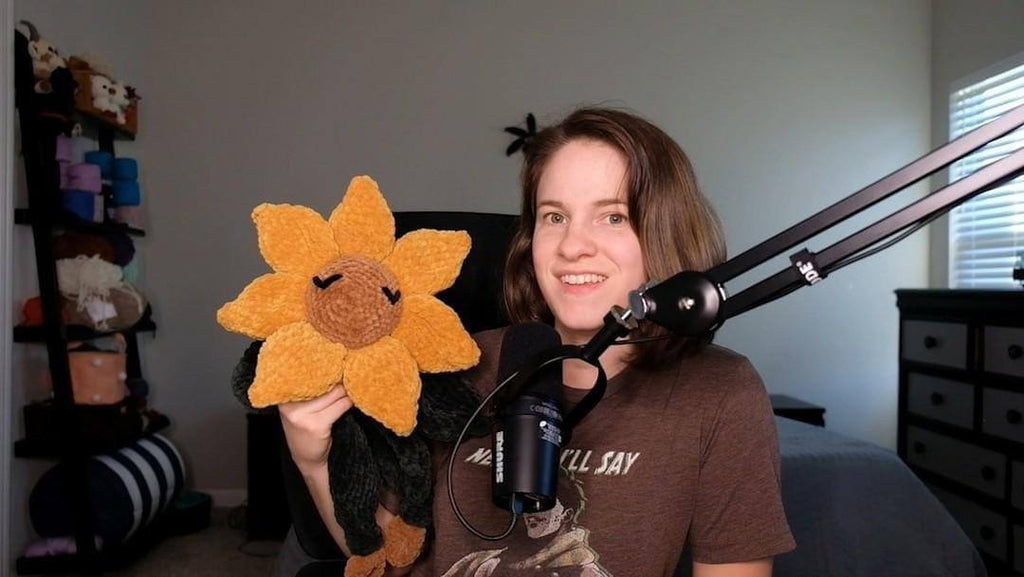 Crochet Sunflower & Mini Bunny Pattern Bundle | 2 PDF Lovey Snuggler Toys