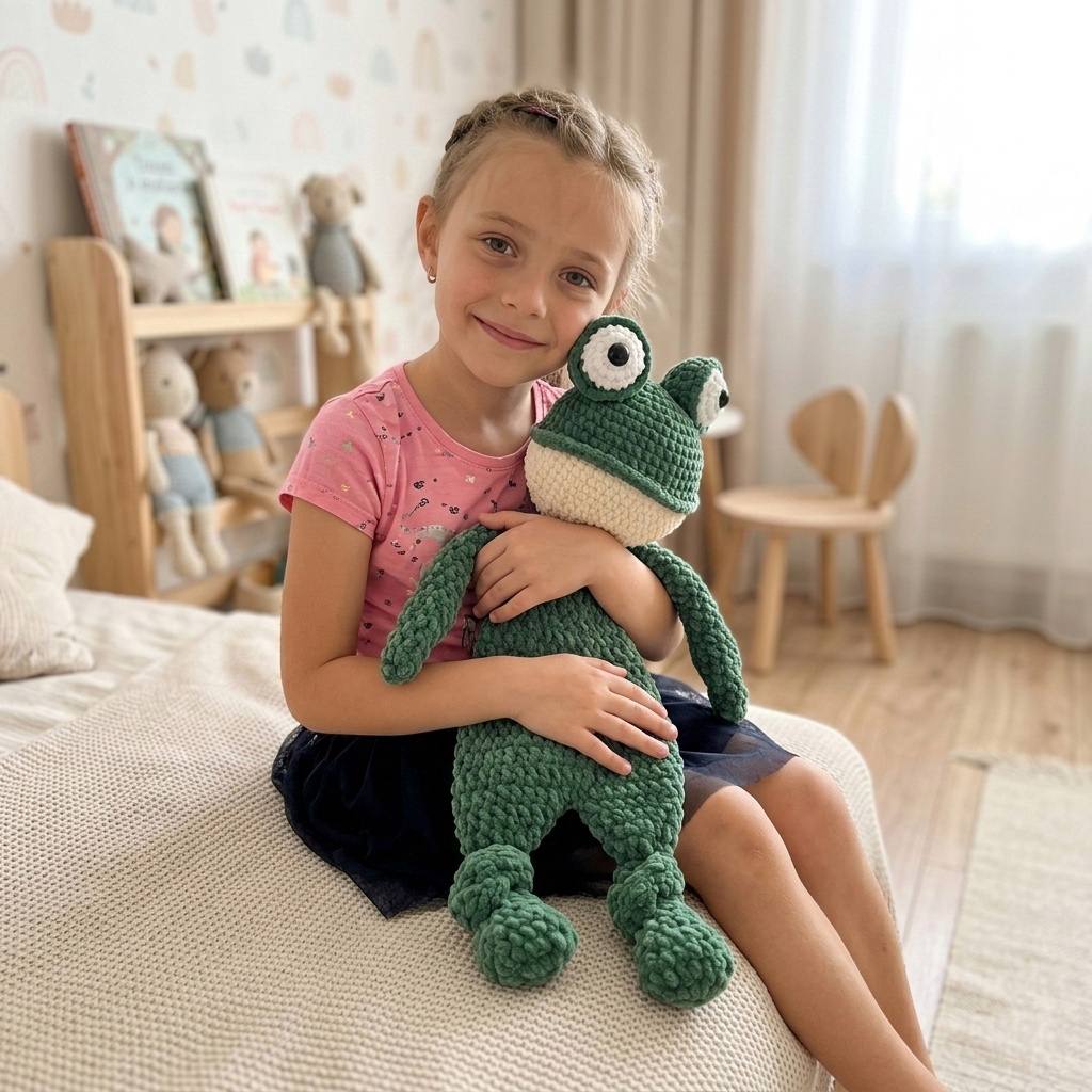 Frog Crochet Pattern PDF | Lovey Snuggler