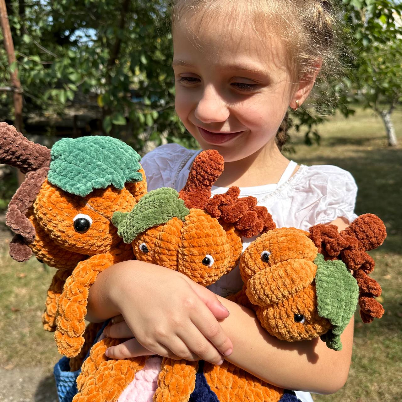 Mini Pumpkin Lovey Snuggler – Crochet Pattern PDF