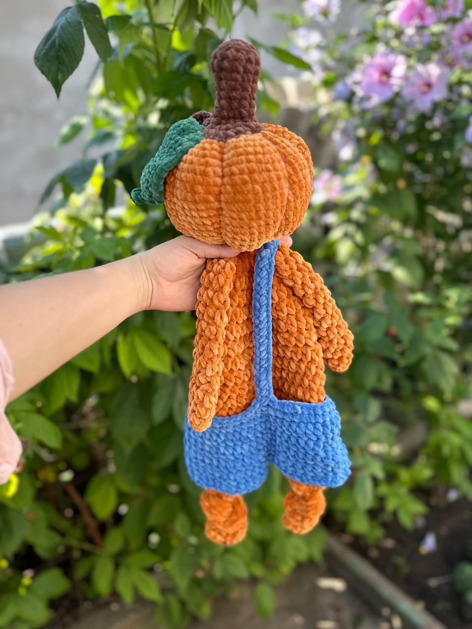 Pumpkin XL Lovey Snuggler – Crochet Pattern PDF