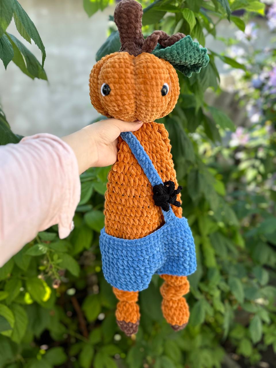 Pumpkin XL Lovey Snuggler – Crochet Pattern PDF